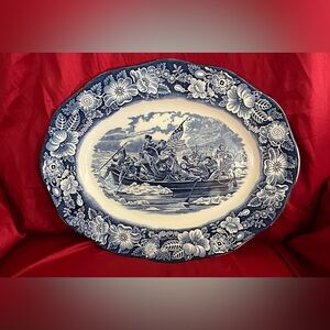 Liberty Blue 14” Platter